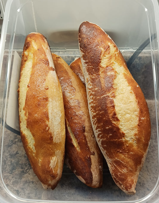 Mini Baguette with Sweet Glaze