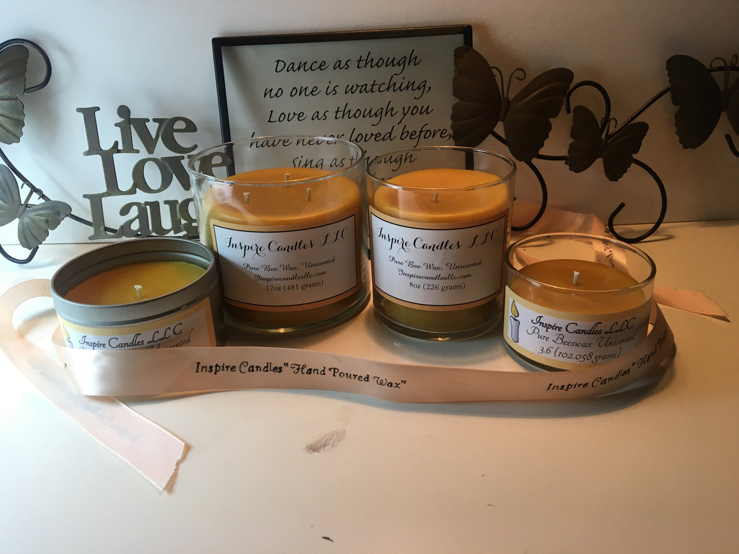 Beeswax Candles Unscented