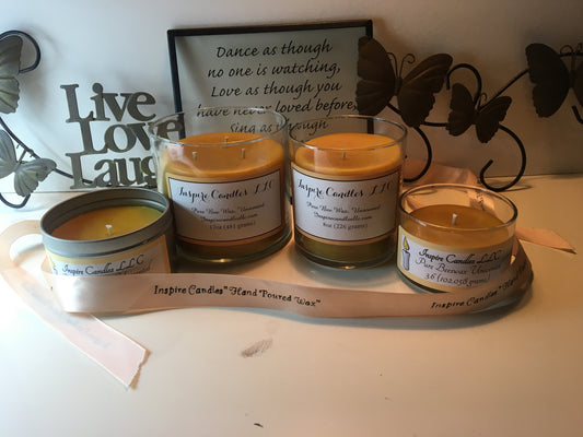 Beeswax Candles Unscented